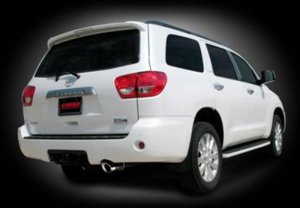 Toyota Sequoia Performance Exhaust - Single Rear Exit - CORSA Performance - Touring Cat-Back - Polished - `08-`17